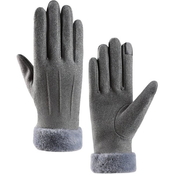 Cachito Strickhandschuhe Damen Winter Warm Touchscreen Handschuhe mit Fleece Gefütterte Winterhandschuhe für Kaltes Wetter
