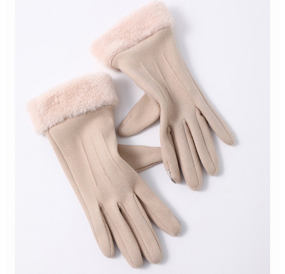 Cachito Strickhandschuhe Damen Winter Warm Touchscreen Handschuhe mit Fleece Gefütterte Winterhandschuhe für Kaltes Wetter – Bild 5 von 5