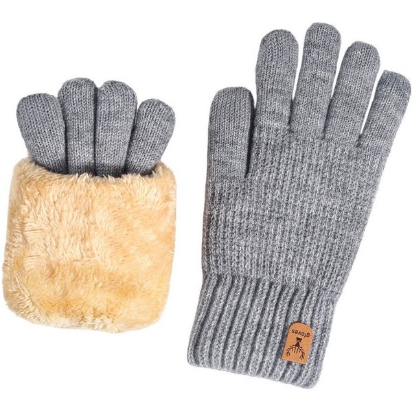 Cachito Strickhandschuhe Touchscreen Warme Strickhandschuhe Thermohandschuhe Outdoor Winter Geschenke für Herren und Damen