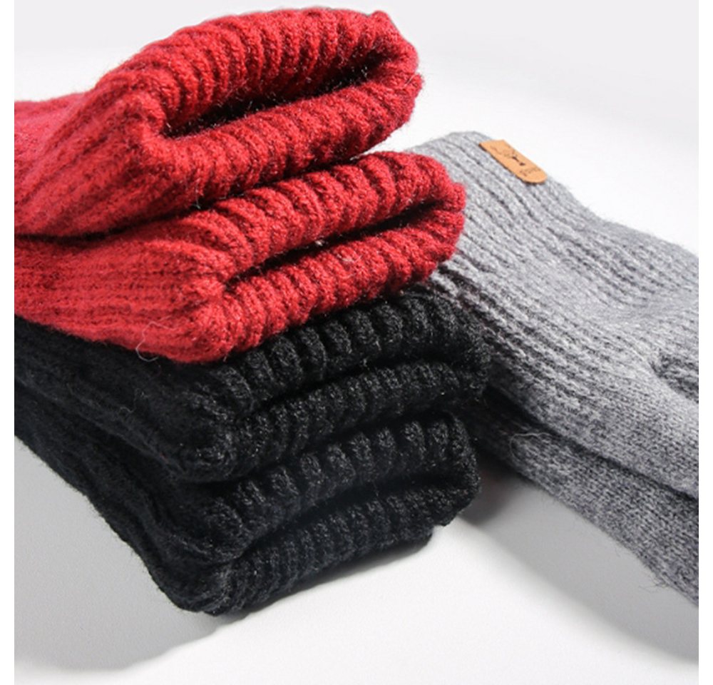 Cachito Strickhandschuhe Touchscreen Warme Strickhandschuhe Thermohandschuhe Outdoor Winter Geschenke für Herren und Damen – Bild 5 von 5