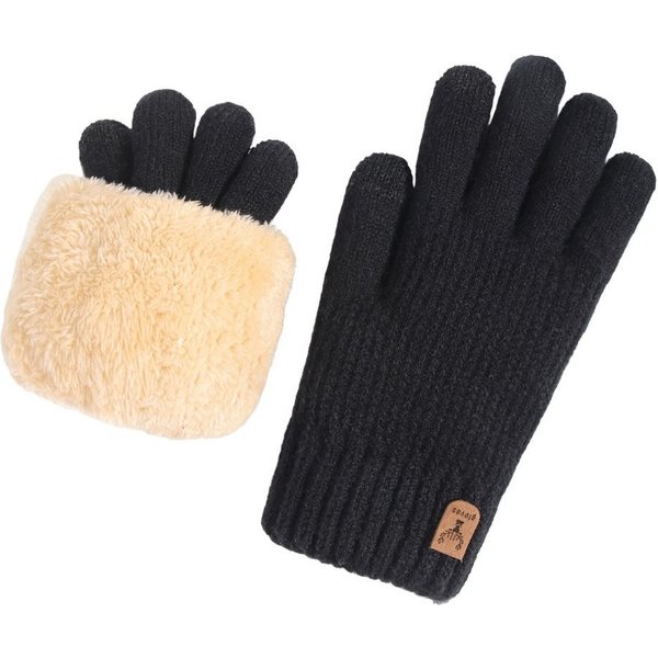 Cachito Strickhandschuhe Touchscreen Warme Strickhandschuhe Thermohandschuhe Outdoor Winter Geschenke für Herren und Damen