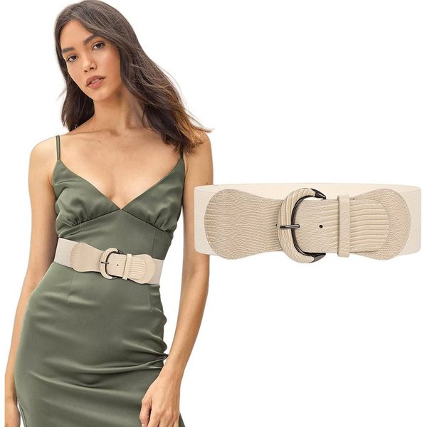Cachito Taillengürtel Retro Taillengürtel breiter Damengürtel mit eleganter Schließe Geburtstags- oder Valentinstagsgeschenk für Familie oder Freunde