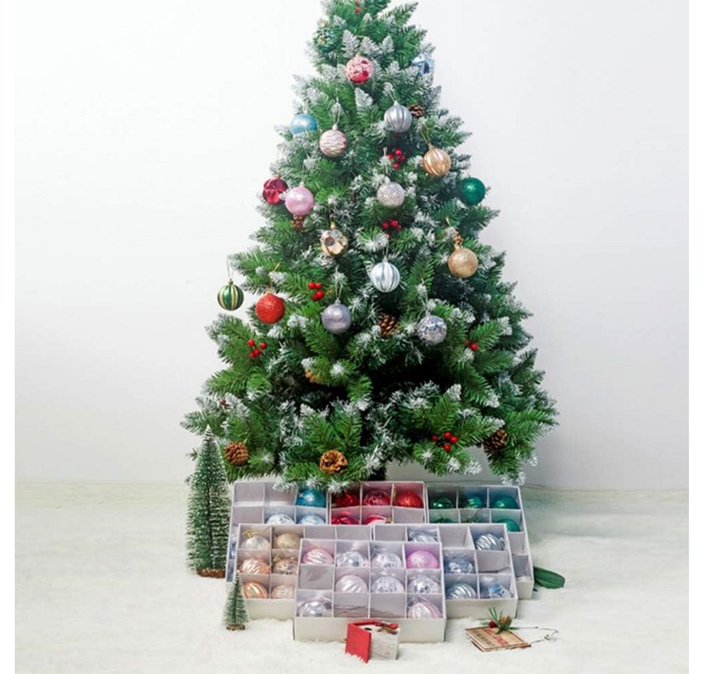 Cachito Weihnachtsbaumkugel Weihnachtskugeln Weihnachtsdeko 12-teiliges Set, Christbaumschmuck – Bild 4 von 5
