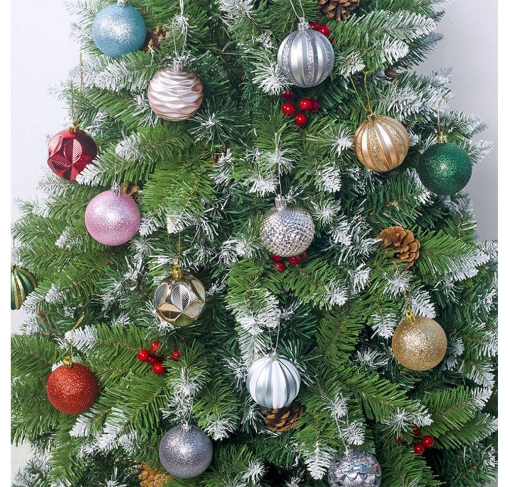 Cachito Weihnachtsbaumkugel Weihnachtskugeln Weihnachtsdeko 12-teiliges Set, Christbaumschmuck – Bild 5 von 5