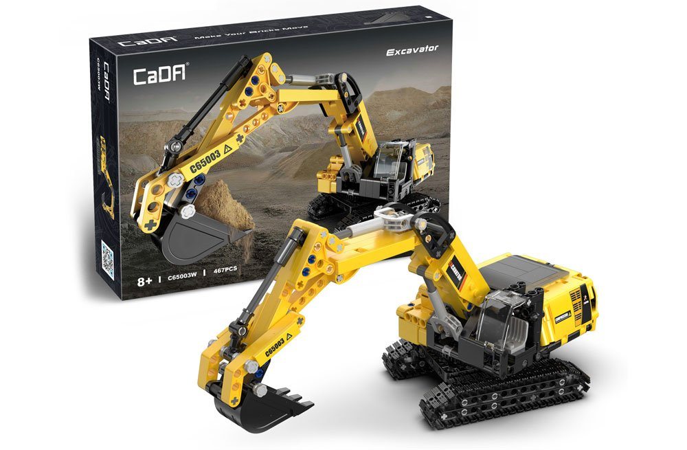 CaDA CaDA Bagger (467 Teile) Konstruktionsspielsteine – Bild 2 von 2