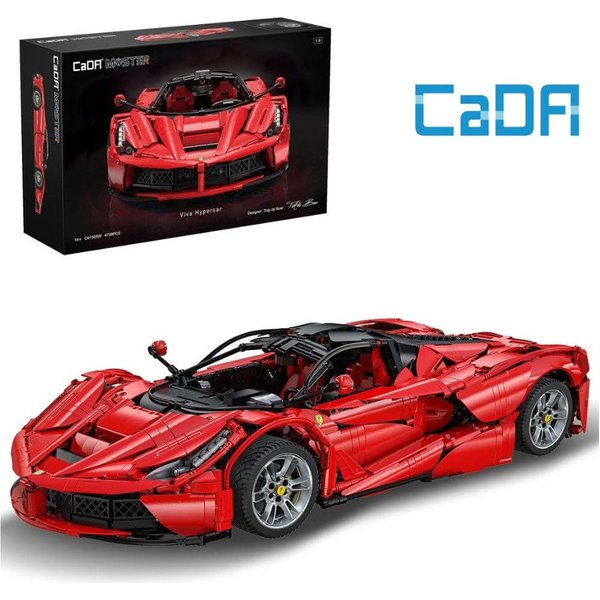 CaDA C61505W Viva Hypercar Spielbausteine, (4739 St)