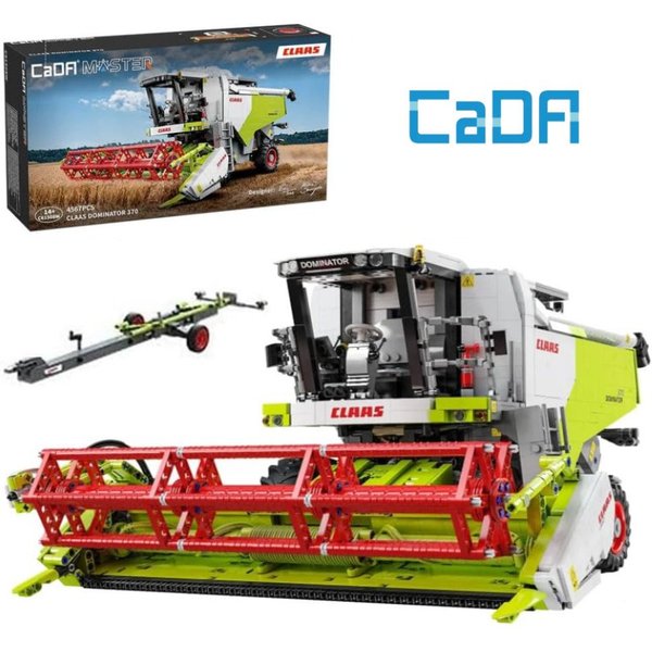 CaDA C61508W Claas Dominator 370 Mähdrescher Ferngesteuert Konstruktions-Spielset, (4567 St)