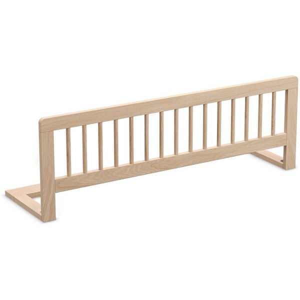 CADANI Bettschutzgitter Holz Bettgitter - Kinderbett Rausfallschutz klappbar, robust u. stabil (90 cm breit, natur - auch in 115 cm und 140 cm verfügbar), für W