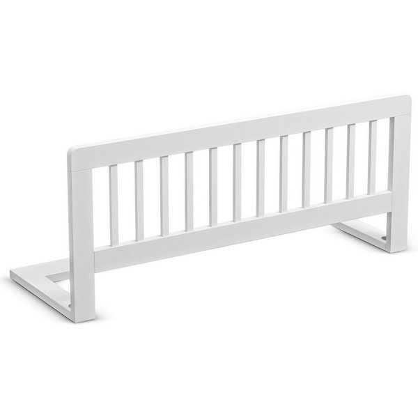 CADANI Bettschutzgitter Holz Bettgitter - Kinderbett Rausfallschutz klappbar, robust u. stabil (90 cm breit, weiss, auch in 115 cm und 140 cm verfügbar), auch f