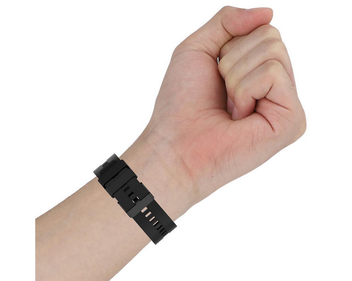 Cadorabo Smartwatch-Armband, Smartwatch Ersatzarmband - 22mm - Silikon – Bild 4 von 5