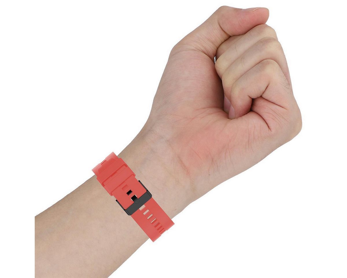 Cadorabo Smartwatch-Armband, Smartwatch Ersatzarmband - 22mm - Silikon – Bild 4 von 5