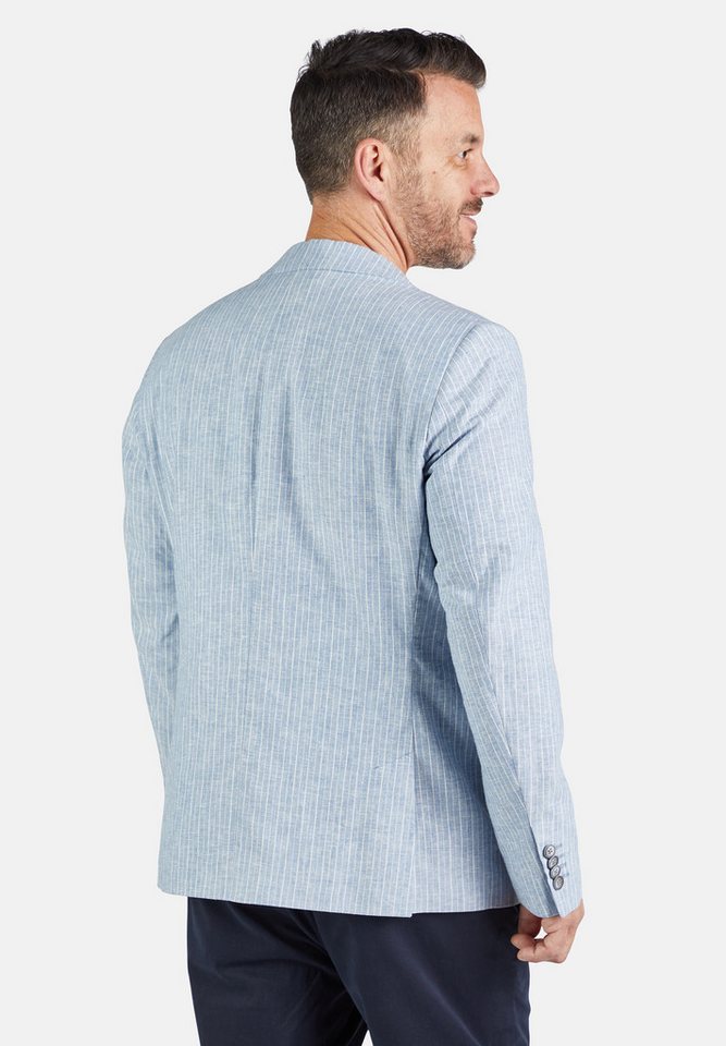 Calamar Sakko Sakko Leinen Stripe – Bild 5 von 5