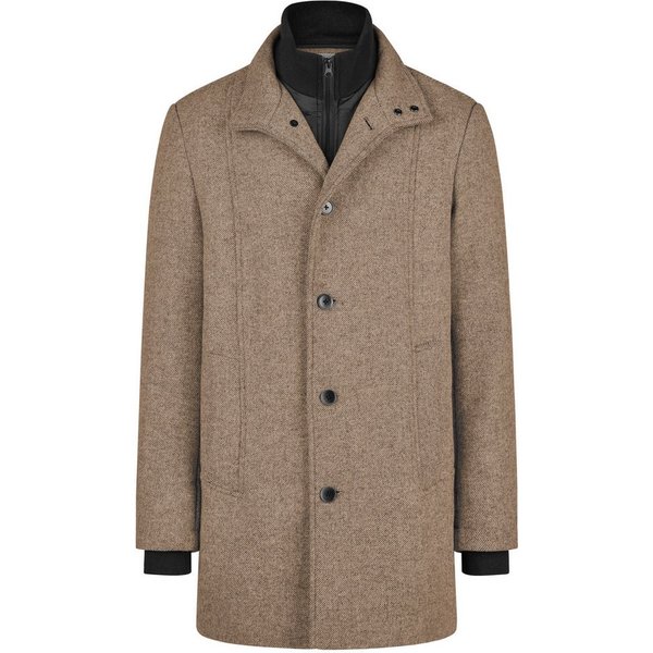 Calamar Wollmantel Eleganter Wollmantel Twill
