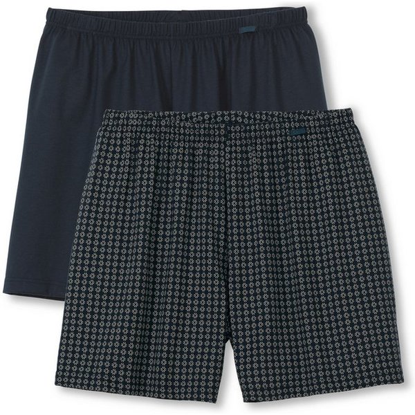 CALIDA Boxershorts Natural Benefit (2er Pack) elastisch, Single Jersey-Qualität, ohne Eingriff