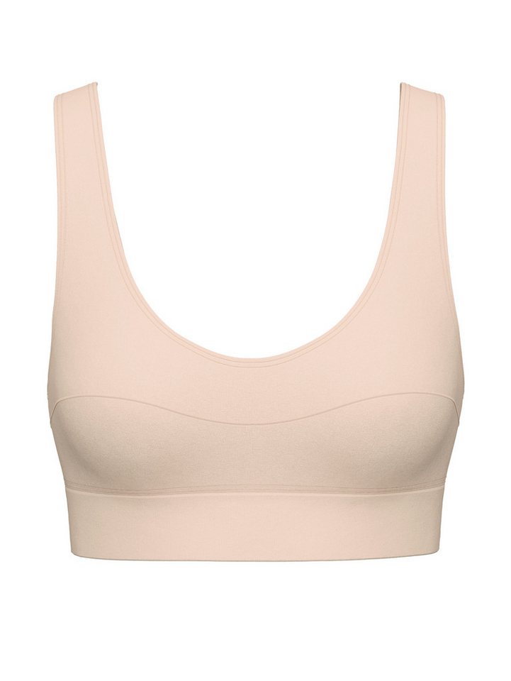 CALIDA Bustier Elastic breites Unterbrustband, ohne Bügel, Baumwollmischung – Bild 2 von 5