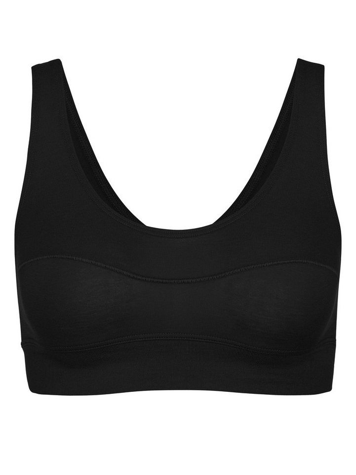 CALIDA Bustier Elastic breites Unterbrustband, ohne Bügel, Baumwollmischung – Bild 2 von 5