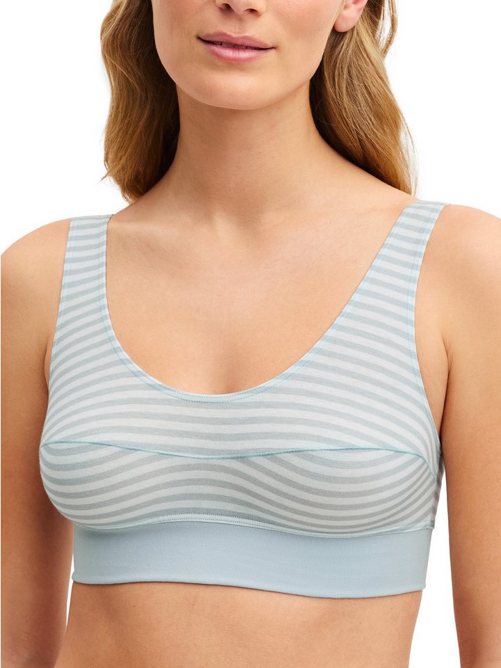 CALIDA Bustier Elastic breites Unterbrustband, ohne Bügel, Baumwollmischung – Bild 4 von 5