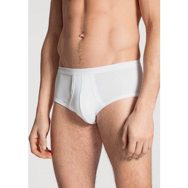 CALIDA Midislip Twisted Cotton mit Eingriff, Pure Cotton, Feinripp, weich