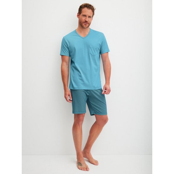 CALIDA Shorty Relax Streamline 1 (2 tlg) weich, Interlock-Qualität, kurze Ärmel
