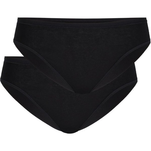 CALIDA Slip Benefit Women (2er Pack) elastisch, Single Jersey-Qualität, weich, Basic