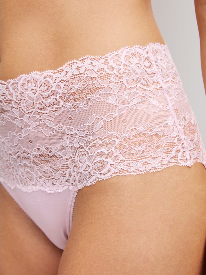CALIDA Slip Sensual Secrets breiter Spitzenbund, Viskose-Mix, Single Jersey, elastisch, weich – Bild 4 von 5