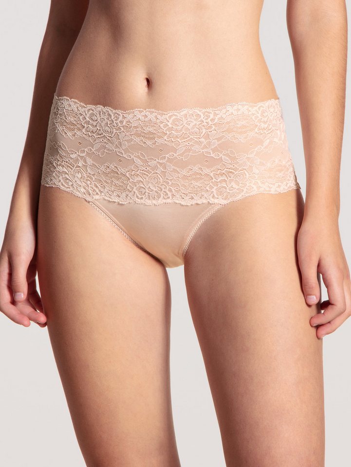 CALIDA Slip Sensual Secrets breiter Spitzenbund, Viskose-Mix, Single Jersey, elastisch, weich – Bild 4 von 5