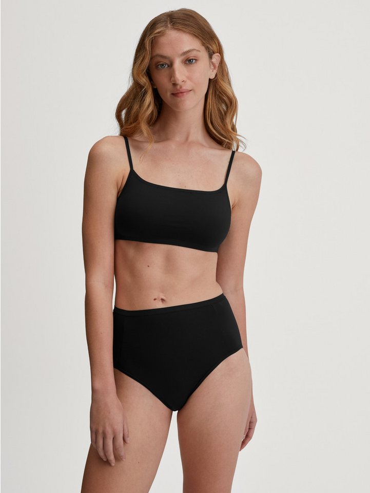 CALIDA Slip Sleek Skin elastischer Bund, hoher Schnitt, Single Jersey – Bild 3 von 5
