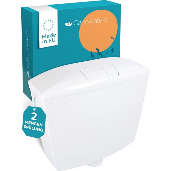 Calmwaters Spülkasten null, null, Aufputz, Weiß, Wassersparende 2-Mengen-Spülung, vollisoliert, 29HB2723