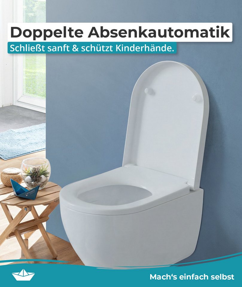 Calmwaters WC-Sitz Duravit ME by Starck, Für Duravit ME by Starck, Absenkautomatik, Abnehmbar, 26LP6316 – Bild 3 von 5