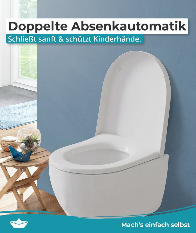 Calmwaters WC-Sitz Duravit Starck 3 & 2, D-Neo, Darling New, ME, Happy D, Für Duravit Starck 3+2, D-Neo, Darling New, ME, Happy D, 26LP6315 – Bild 3 von 5