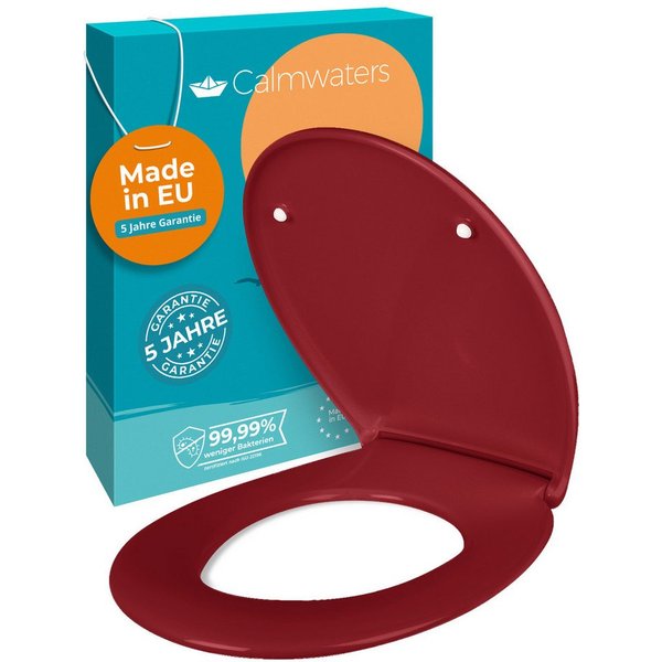 Calmwaters WC-Sitz Original, Premium, Made in EU, Absenkautomatik, bis 250 kg, Abnehmbar, 26LP6209