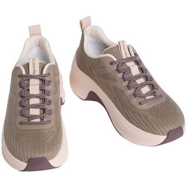 Calvin Klein CHUNKY RUN CKSTRIPE LUP SP KN Plateausneaker Chunky-Sneaker, Halbschuh, Schnürer mit Logoschriftzug