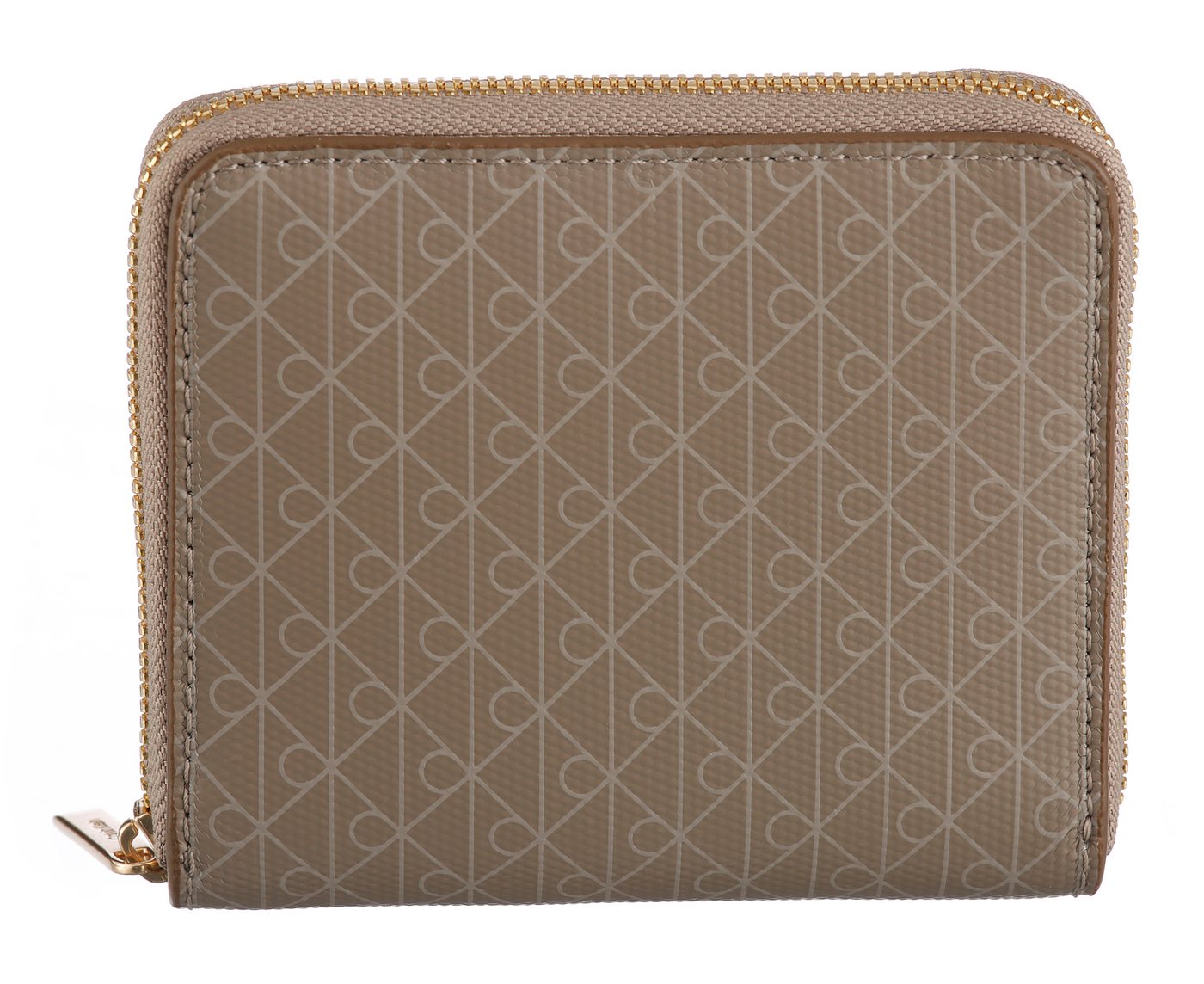 Calvin Klein Geldbörse AOP SQUARE ZIP AROUND, Geldbeutel, Damen Portemonnaie mit Monogramm-Print – Bild 3 von 4