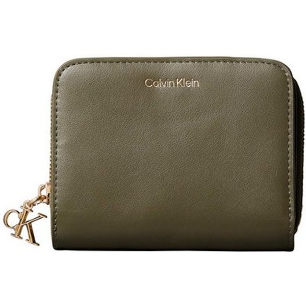 Calvin Klein Geldbörse CK PULLER MEDIUM FLAP ZIP AROUND, Damen Geldbörse, Portemonnaie mit CK-Schmuck-Logo