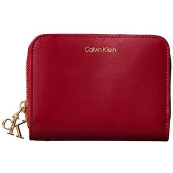 Calvin Klein Geldbörse CK PULLER MEDIUM FLAP ZIP AROUND, Damen Geldbörse, Portemonnaie mit CK-Schmuck-Logo