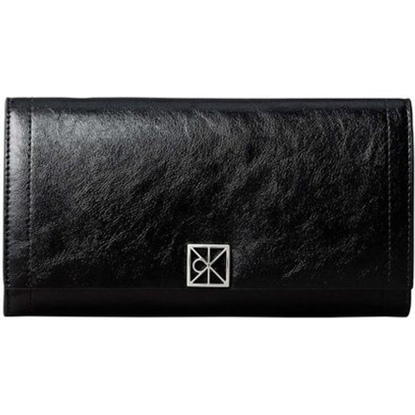 Calvin Klein Geldbörse EMBLEM HW LONG BIFOLD, Geldbeutel, Portemonnaie, Money Pocket mit CK Schriftzug