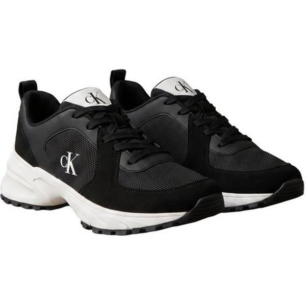 Calvin Klein HIKE RUNNER LACE UP SU MESH Sneaker Freizeitschuh, Halbschuh, Schnürschuh mit Anziehlasche