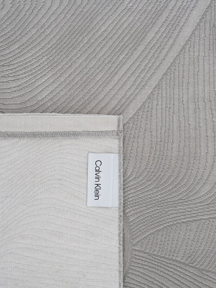 Calvin Klein home Teppich Essential, Designerteppich, Wellendesign, rechteckig, Höhe: 7 mm, modern, elegantes Muster, Wohnzimmer, Schlafzimmer, Esszimmer – Bild 3 von 5