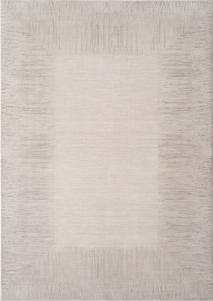Calvin Klein home Teppich Passages, mit Fransen, Designerteppich, rechteckig, Höhe: 5 mm, Rahmen, meliert, Wohnzimmer, Schlafzimmer, Esszimmer – Bild 2 von 5