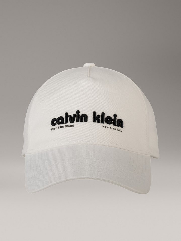 Calvin Klein Jeans Baseball Cap 6 PANEL SSNL GRAPHIC NYL CAP Mit festem Schirm – Bild 2 von 3