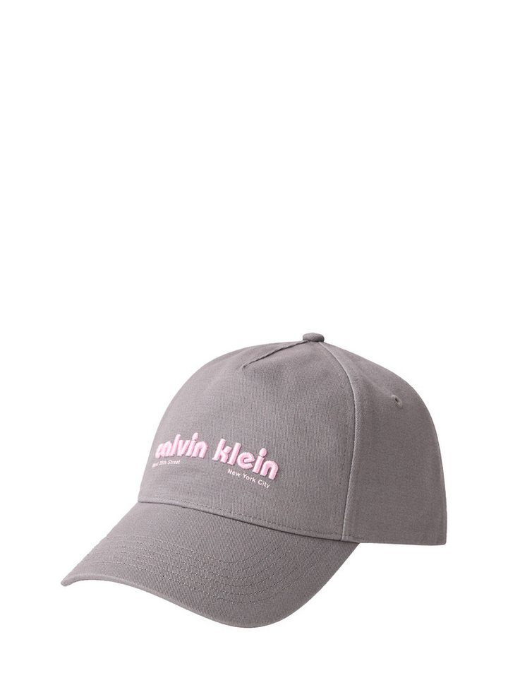 Calvin Klein Jeans Baseball Cap 6 PANEL SSNL GRAPHIC NYL CAP Mit festem Schirm – Bild 3 von 5