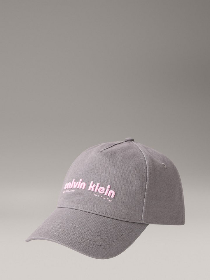 Calvin Klein Jeans Baseball Cap 6 PANEL SSNL GRAPHIC NYL CAP Mit festem Schirm – Bild 5 von 5