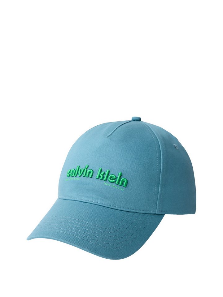 Calvin Klein Jeans Baseball Cap 6 PANEL SSNL GRAPHIC NYL CAP Mit festem Schirm – Bild 3 von 5