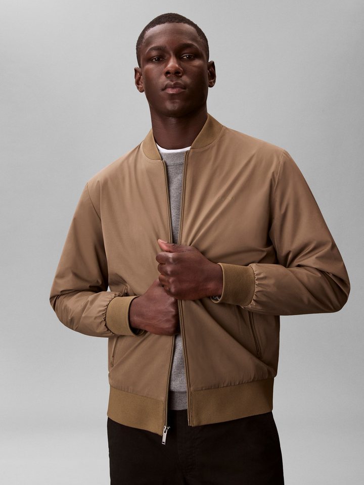 Calvin Klein Jeans Bomberjacke Regular fit, mit Rundhalsausschnitt – Bild 3 von 5
