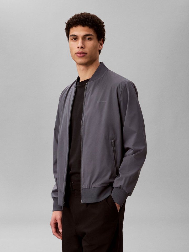 Calvin Klein Jeans Bomberjacke Regular fit, mit Rundhalsausschnitt – Bild 2 von 5