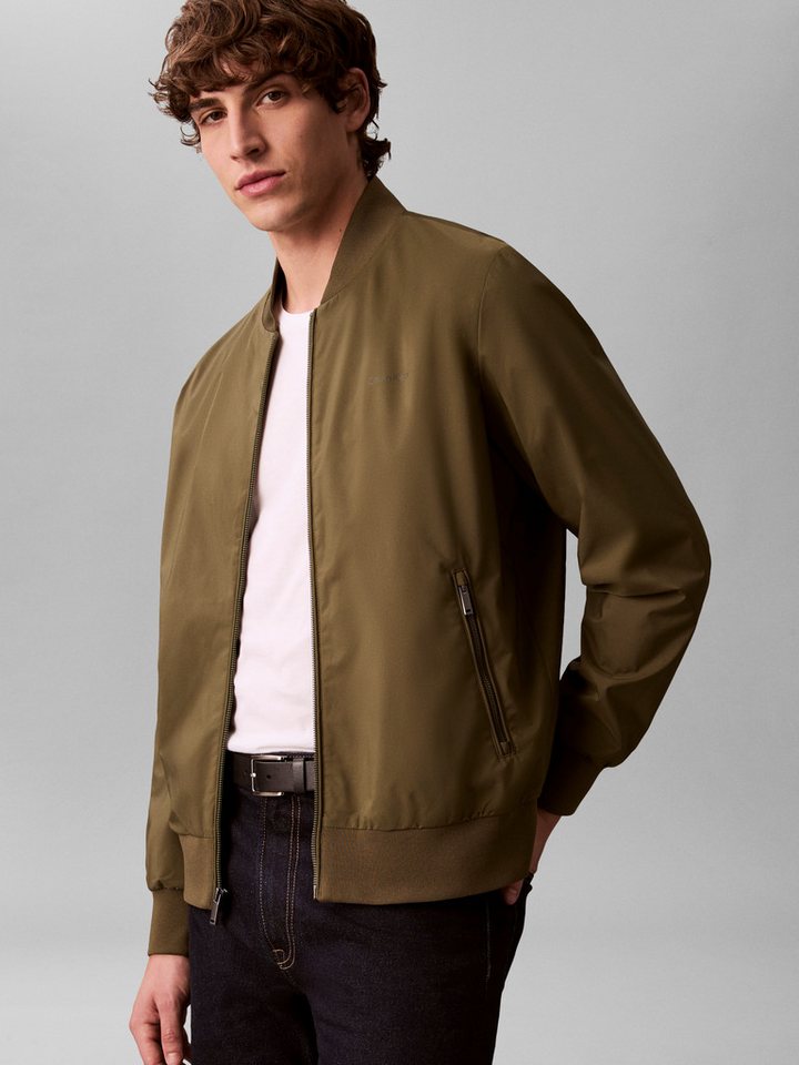 Calvin Klein Jeans Bomberjacke Regular fit, mit Rundhalsausschnitt – Bild 2 von 5