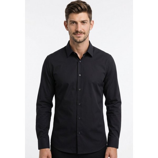 Calvin Klein Jeans Businesshemd Mit Rundhalsausschnitt