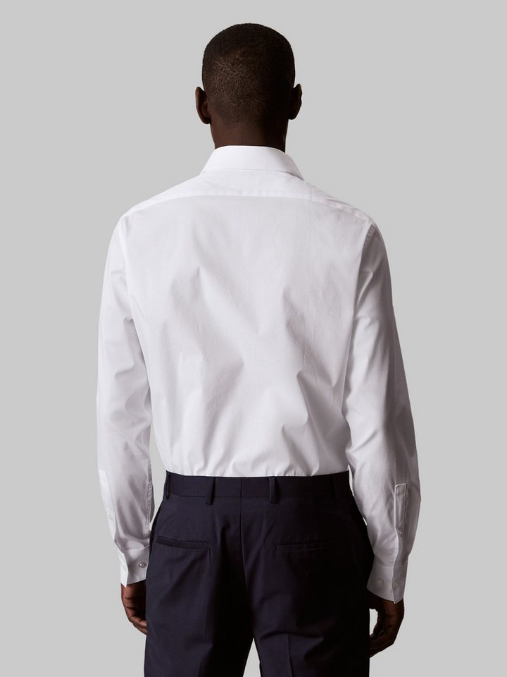 Calvin Klein Jeans Businesshemd Regular fit, mit Rundhalsausschnitt – Bild 3 von 5