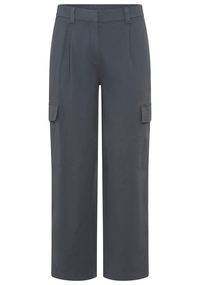 Calvin Klein Jeans Cargohose Elastikbund, High Waist, Relaxed Fit, Cargotaschen – Bild 5 von 5