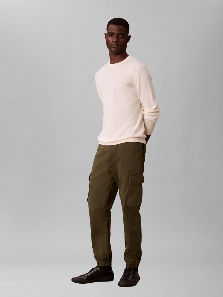 Calvin Klein Jeans Cargohose elastischer Bund, Skinny fit, Cargotaschen – Bild 3 von 5